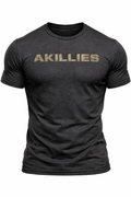 AKILLIES Tri-Blend Tee Charcoal